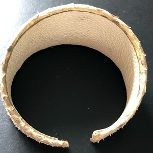 Jewelry - Laborite and Snake Skin Cuff Jewelry - Laborite and Snake Skin Cuff